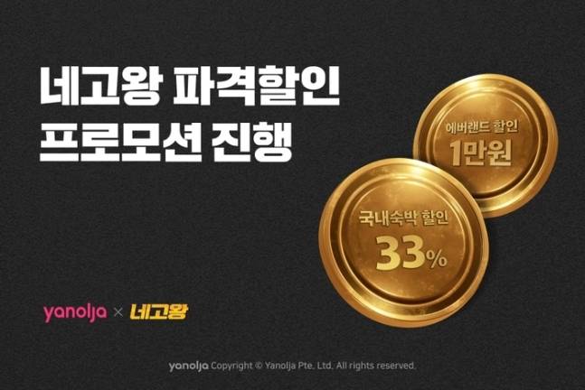 야놀자의 파격할인 프로모션 광고 [사진 야놀자]