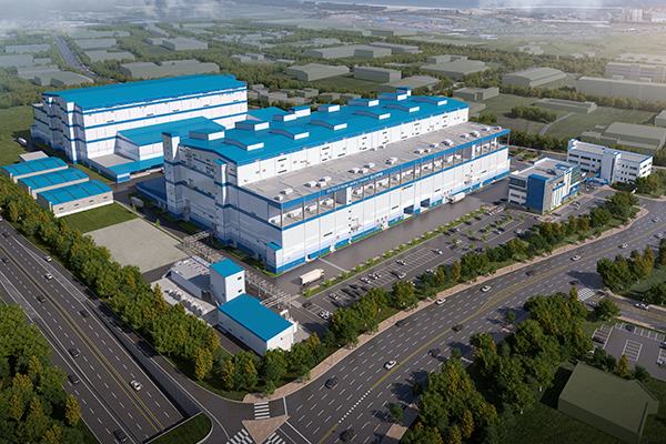 Rendering of POSCO Future M Co.‘s new cathode material plant, in Pohang, North Gyeongsang Province. [Photo provided by POSCO Future M]