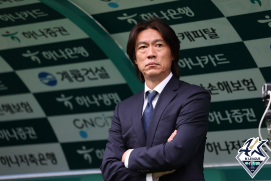 홍명보 울산 현대 감독. 한국프로축구연맹 제공