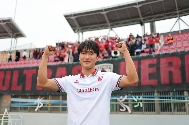 K리그2 9라운드 MVP 선정된 안재준 [한국프로축구연맹 제공. 재판매 및 DB 금지]