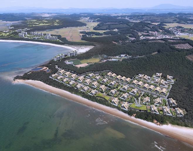 힐사이드 빌리지 조감도 [태안군 제공. 재판매 및 DB 금지]