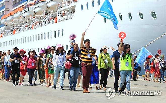 제주 찾은 중국인들 [연합뉴스 자료사진]