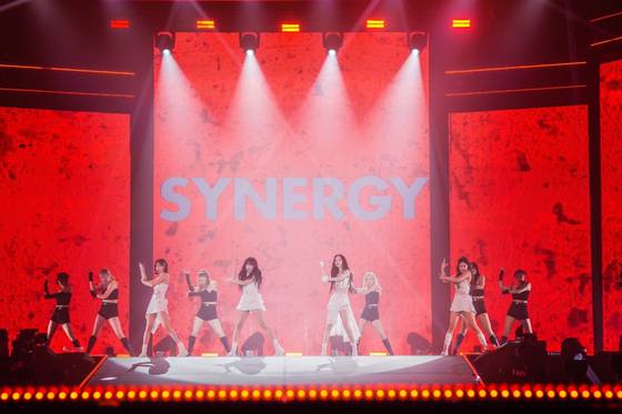 Girl group aespa during its latest performance in Japan [SM ENTERTAINMENT]