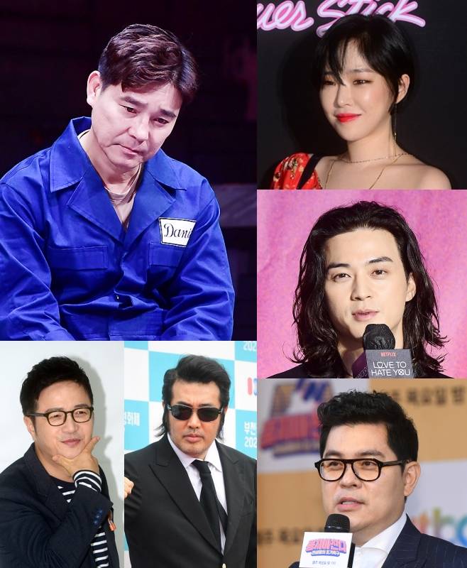 임창정, 가인, 김지훈, 김용만, 조영구, 김보성