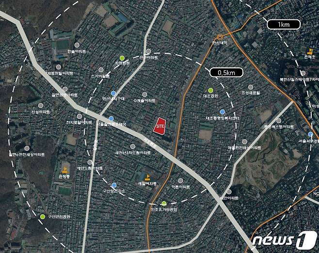 은평 역촌중앙시장 위치도(서울시 제공).