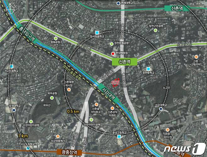 서울 마포 4-9 위치도(서울시 제공).