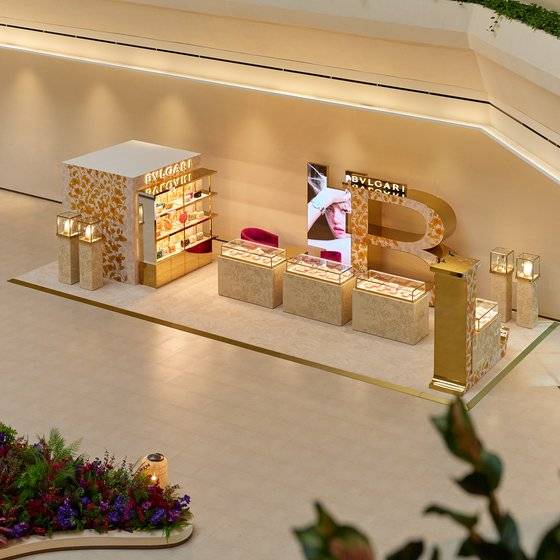 불가리 제주 팝업 카페. 사진 불가리, 파르나스 호텔 제주