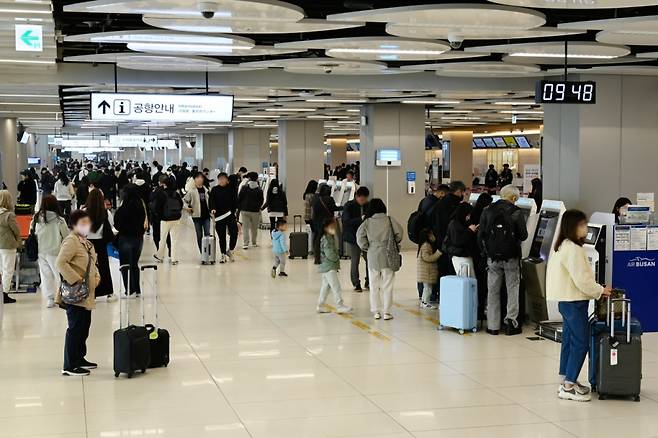 김포공항 국내선 터미널 모습