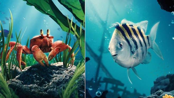 디즈니 인어공주 캐릭터 [디즈니코리아 인스타그램. 재판매 및 DB 금지]