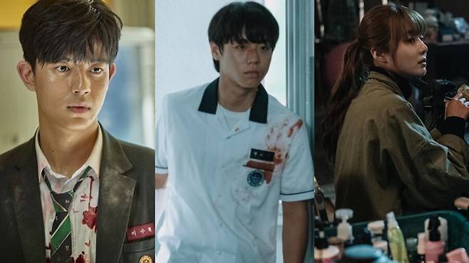 ▲ 로몬, 박지훈, 문희. 제공| 넷플릭스, 웨이브, 티빙
