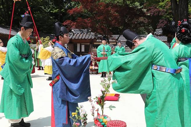 [서울=뉴시스] 2022년 연경당 진작례 공연 (사진= 문화재청제공) 2023.05.02. photo@newsis.com  *재판매 및 DB 금지