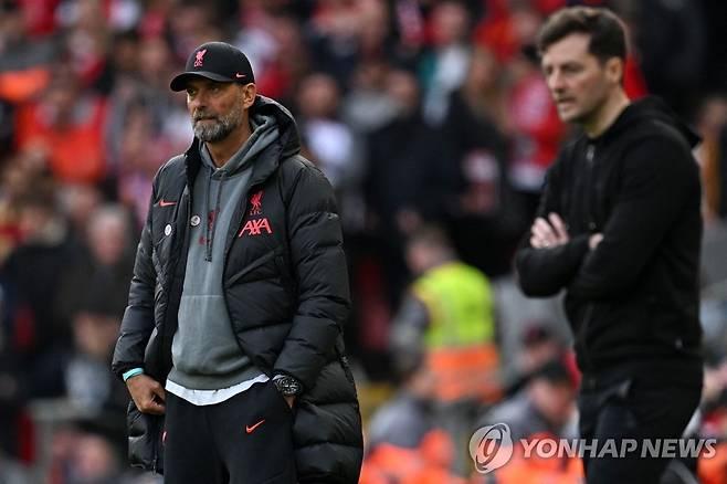 토트넘전의 위르겐 클롭 감독 [AFP=연합뉴스]