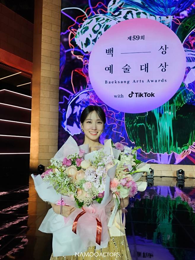 ‘제59회 백상예술대상’ TV부문 대상을 받은 박은빈. 나무엑터스