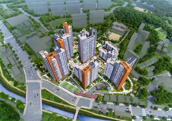 e편한세상 용인역 플랫폼시티 조감도/사진제공=DL이앤씨