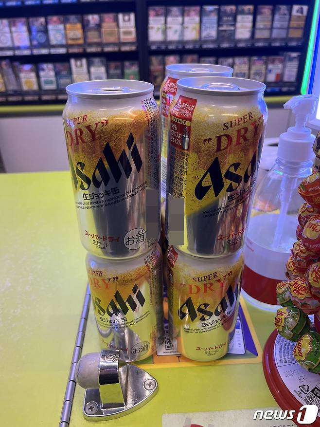 아사히 수퍼드라이 생맥주캔 제품 사진. ⓒ News1 신민경 기자