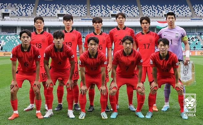 AFC U-20 아시안컵 당시 U-20 대표팀. ⓒ 대한축구협회