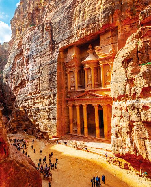 요르단 페트라 알카즈네. [GETTYIMAGES]