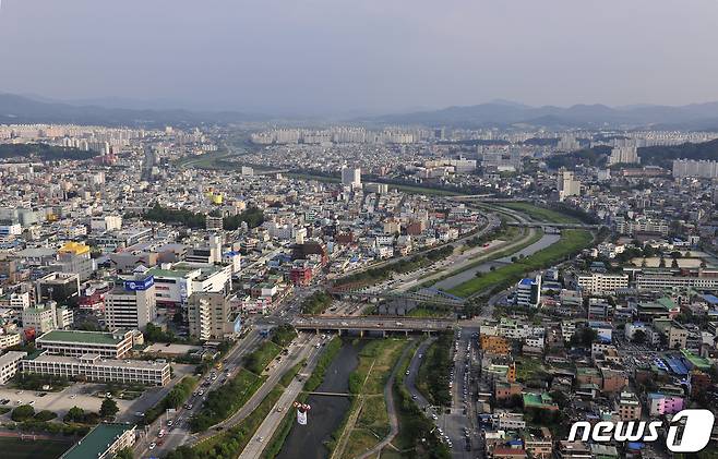 충북 청주시 전경./뉴스1