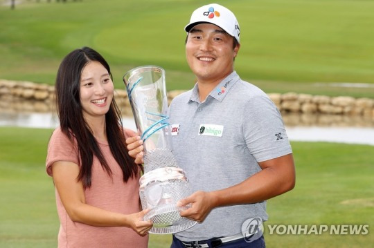 2021년 우승한 이경훈
[AFP/게티이미지=연합뉴스]
