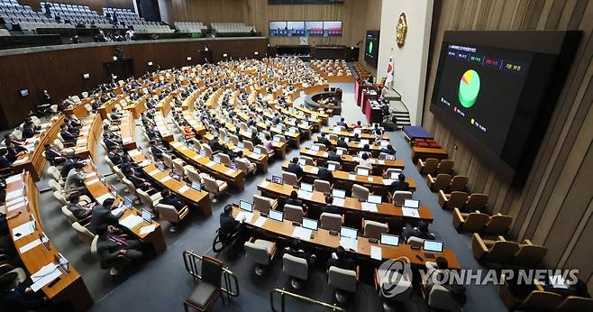 반도체 투자 세액공제 확대 'K칩스법' 국회 본회의 통과 [연합뉴스 자료사진]