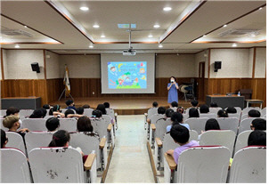 찾아가는 표준교육 참여학교 대면교육 현장. <국표원 제공>