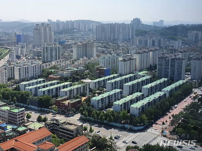 [용인=뉴시스] 용인시 기흥구의 한 공동주택 단지