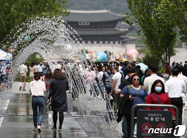 서울 광화문광장. 2023.5.10/뉴스1 ⓒ News1 김민지 기자