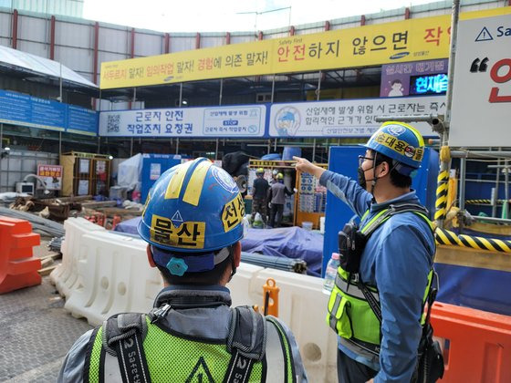 삼성물산은 최근 2년간 근로자 스스로 작업중지권을 요청한 사례가 5만건에 이른다고 14일 밝혔다. 사진 삼성물산