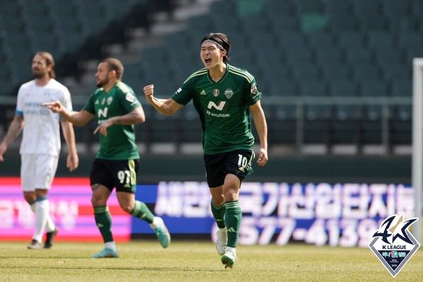 조규성(전북현대). 한국프로축구연맹