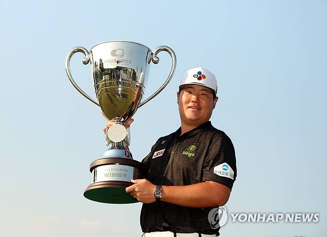 14일 KPGA 코리안투어 우리금융 챔피언십에서 우승한 임성재 [KPGA 제공. 재판매 및 DB 금지]