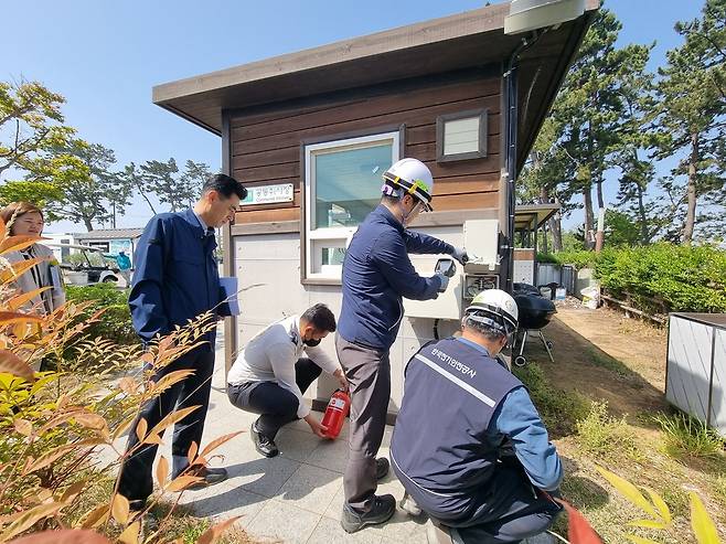 전남도 어촌체험휴양마을 점검 [전남도제공.재배포 및 DB금지]