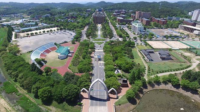 [진주=뉴시스] 경상국립대학교 가좌캠퍼스  *재판매 및 DB 금지