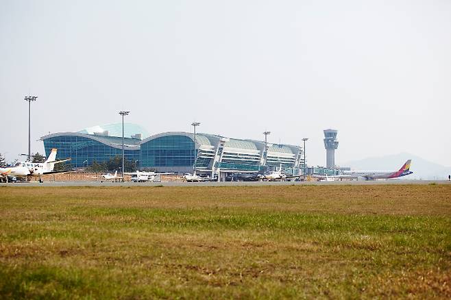 무안국제공항 전경. 전라남도 제공