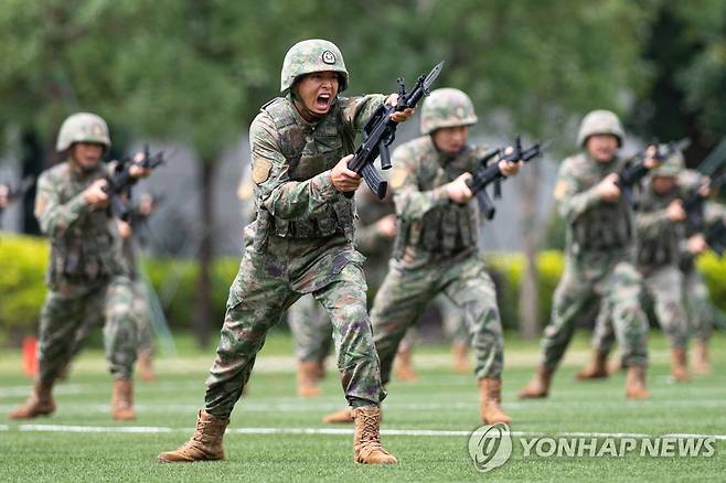 중국 인민해방군 [EPA·신화 연합뉴스 자료사진]