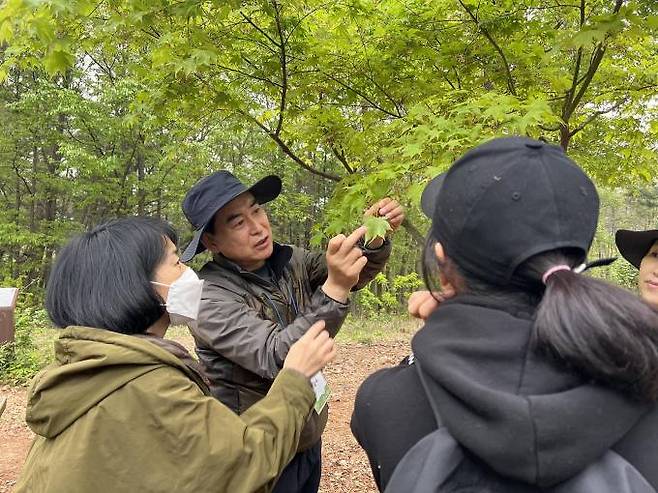 영남대 발도르프숲학교가 전국 대학 중 유일하게 숲교육 우수상을 받았다. (영남대 제공) 2023.05.17