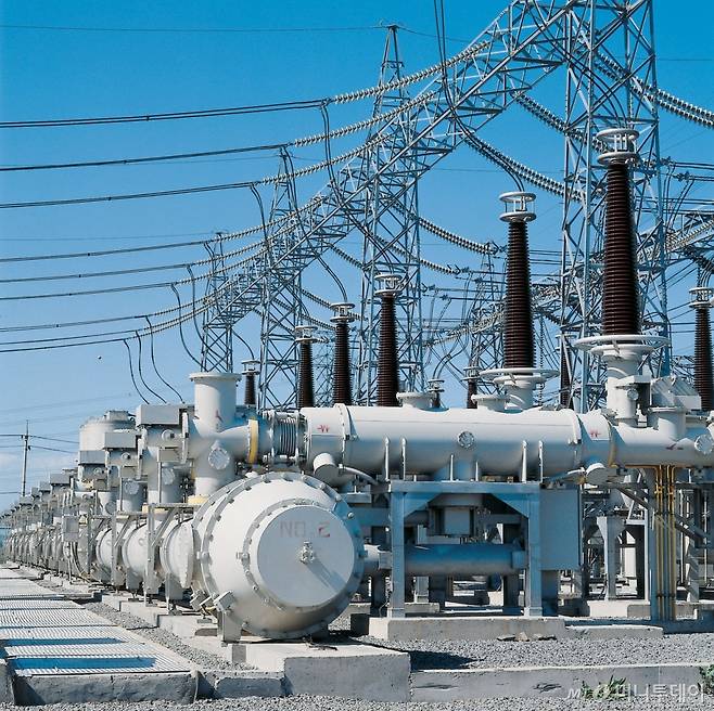 발전소용 362kvs 가스절연개폐장치 /사진제공=효성중공업