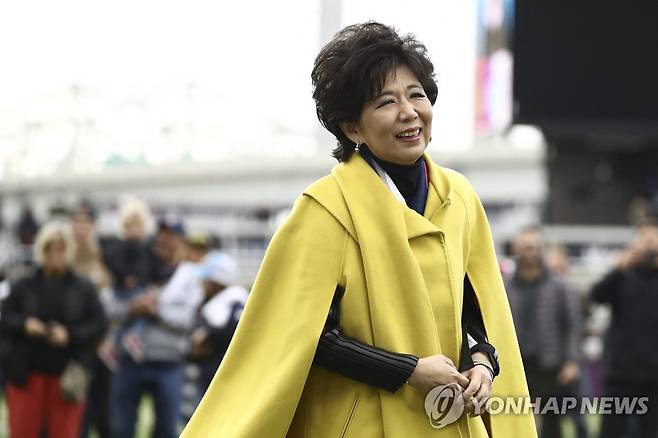 유럽 명문 여자축구팀 리옹 페미닌 인수한 미셸 강 회장 [AFP=연합뉴스]