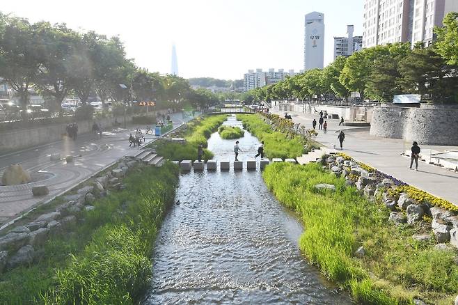 서울 송파구 성내천. (송파구 제공)