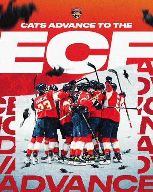 NHL 플로리다 팬서스의 콘퍼런스 파이널 진출 기념 포스터. /페이스북