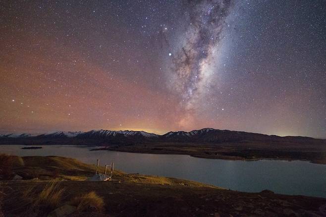 테카포 호수(Lake Tekapo)의 밤하늘_ⓒDark Sky Project