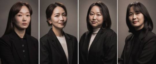 왼쪽부터 이봉련, 백은혜, 이현진, 이예지 배우.  우란문화재단 제공