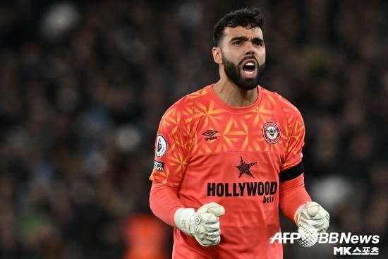 다비드 라야의 신들린 세이브 파티. 최근 높아진 인기를 증명하는 최고의 활약이었다. 사진=AFPBBNews=News1