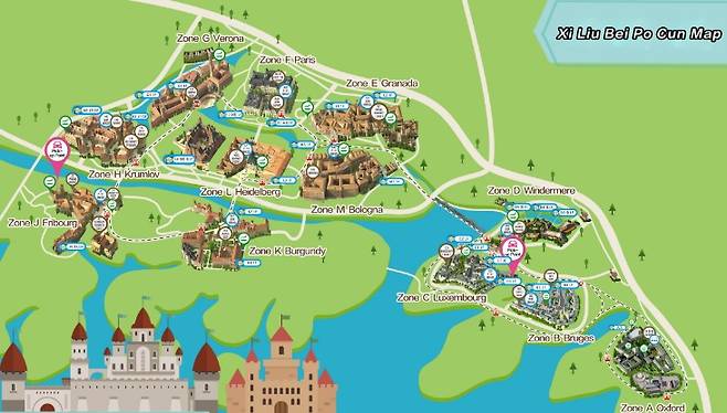 화웨이 옥스혼 캠퍼스 지도. /사진=화웨