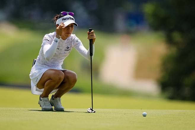 리디아 고가 유럽여자프로골프투어(LET) 아람코 팀 시리즈를 공동 3위로 마쳤다. 사진은 지난해 KPMG 위민스 PGA 챔피언십에서 리디아 고의 경기 모습. /사진= 로이터