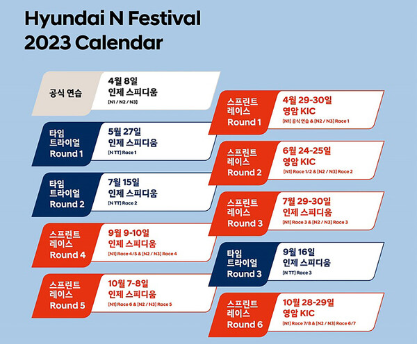 N 페스티벌 일정 사진 현대차그룹