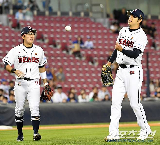 2023 KBO리그 두산 베어스와 삼성 라이온즈의 경기가 23일 잠실구장에서 열렸다. 두산 장원준. 잠실=박재만 기자pjm@sportschosun.com/2023.05.23/