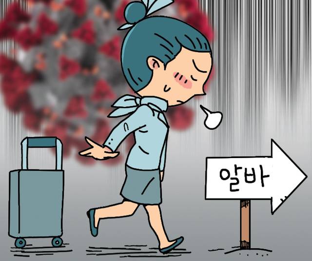 코로나 승무원. 국민일보DB