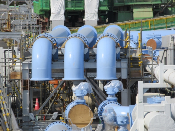 후쿠시마 오염수 방류 시설 공사 - 지난 4월 4일 일본 후쿠시마 제1원자력발전소 내 오염수 방류를 위한 시설 공사가 진행되고 있다. 도쿄전력 제공