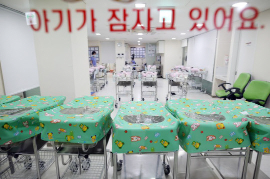 대형병원 신생아실.  사진=연합뉴스