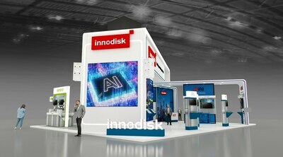 At Computex 2023, Innodisk expands its AIoT presence, ventures beyond traditional industries to empower smart applications. (PRNewsfoto/Innodisk Corporation)